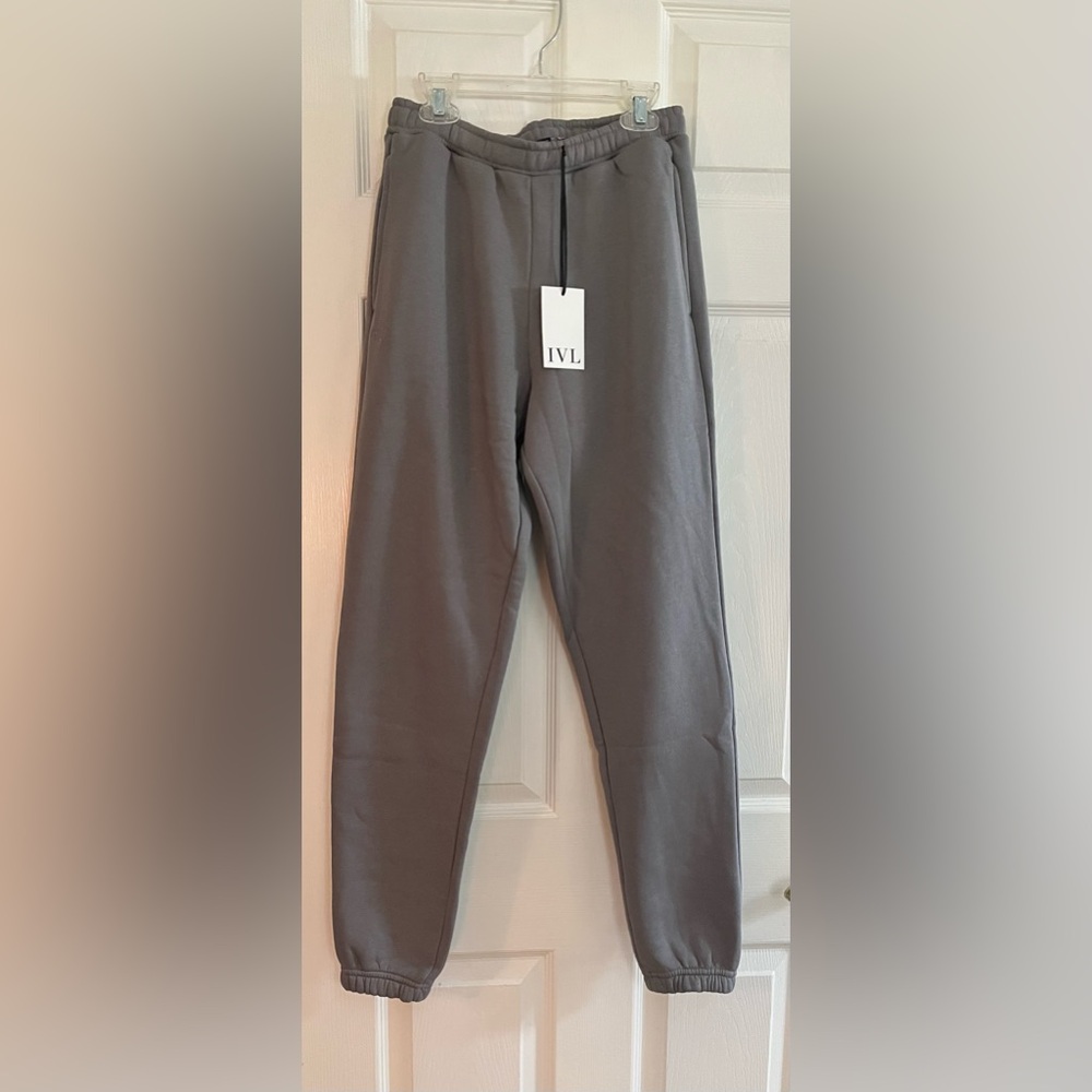 IVL-Women’s NWT Steel Gray French Terry Jogger Size XS